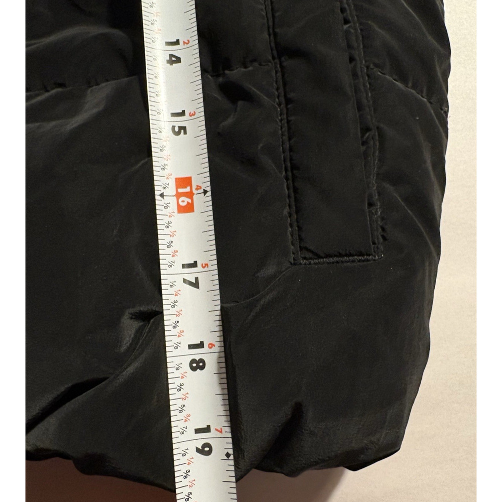 OLD NAVY Girls L 10/12 Black Puffer Vest Zip Front Quilted Water Resistant - Picture 10 of 10